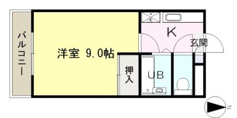 シャトレ田吉 303号室